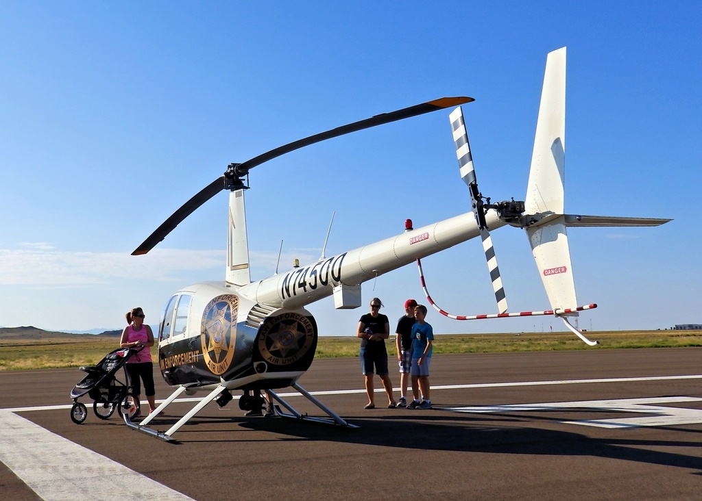 Checking Out The Helicopter